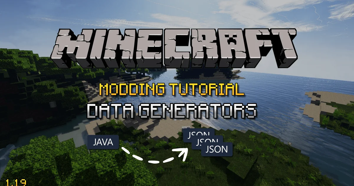 Data generators | Minecraft 1.19 | Shane Yu